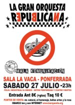 Cartel Gran Orquesta Republicana