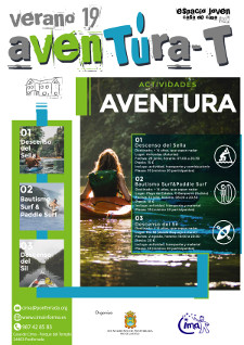 2019 Verano cartel actividades aventura
