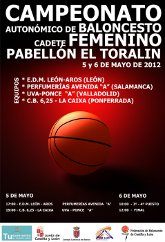 Campeonato Autonómico de Baloncesto cadete Femenino 2012