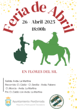 Cartel Feria de Abril 2025