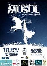 Exhibición de Taekwondo y Hapkido en el Pabellón del Toralín. V Aniversario del Centro Deportivo Musul 2012