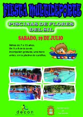 Fiesta Multideporte 2014. Piscinas de Flores del Sil