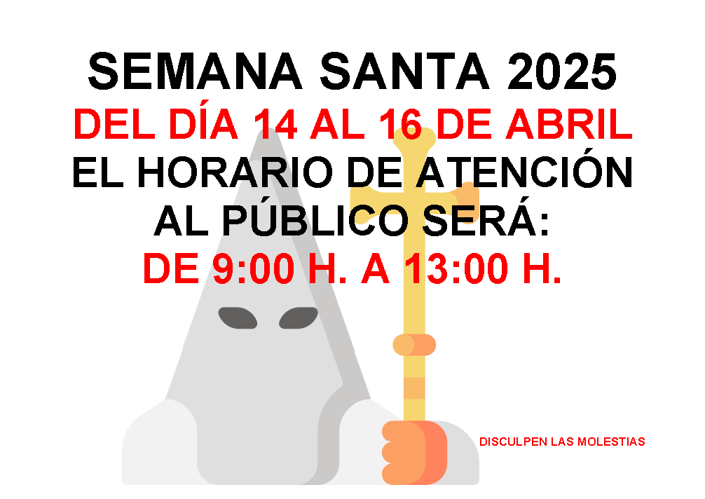 HORARIO ESPECIAL Ayuntamiento_