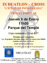 IX Duathlon Ciudad de Ponferrada 2011 Cartel