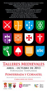 Talleres didácticos y actividades de recreación histórica templaria en Ponferrada y Cornatel