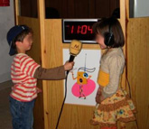 Participantes durante la grabación de un programa para el V Concurso