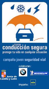 gratuito de Conducción Segura para jóvenes Cartel