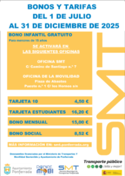 Cartel descuentos julio diciembre 2025
