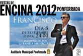 Francisco con la Banda de Música Ciudad de Ponferrada. Encina 2012