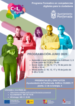 Ponferrada IA, ExcelM y WordM junio 2025