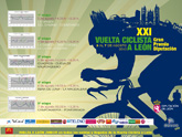 Cartel XXI Vuelta Ciclista a León 2010
