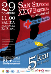 XXXV San Silvestre Berciana 2013. Solidaria Cruz Roja