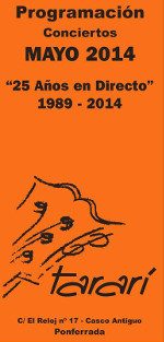 cartel 25 años tararí
