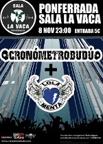 Cartel Cronometrobudu y Lola Menta