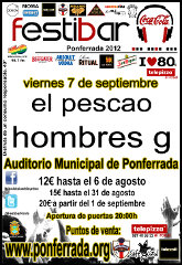 Festibar Encina 2012: El Pescao & Hombres G