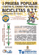 1ª Prueba Popular Bicicletas BTT - Contra el Crono por Parejas