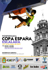 Cartel Copa de España de Escalada 2011