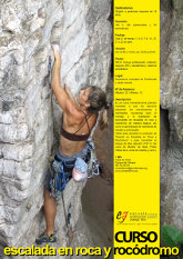 Curso de Escalada en Roca y Rocódromo 2012. Abierto plazo de inscripción