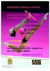 Exhibición Gimnasia Rítmica en el Toralín. Noviembre 2011