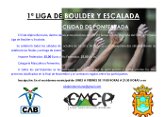 I Liga de Boulder y Escalada Ciudad de Ponferrada 2011