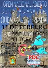 I Open nacional abierto de Tiro a Diana Ciudad de Ponferrada 2012