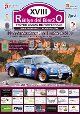 XVIII Rallye del Bierzo 2011. Trofeo Ciudad de Ponferrada